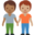 people holding hands, medium-dark skin tone, medium skin tone